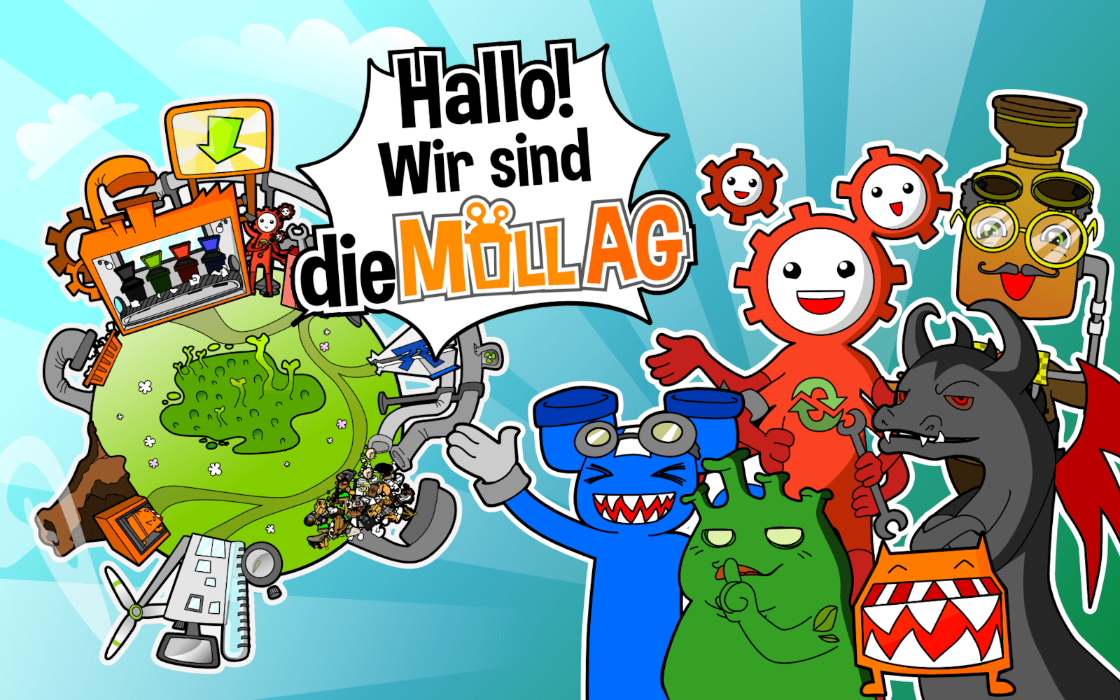 Die Spiele App „Die Müll AG“, Bunny Gnome GbR Die Spiele App „Die Müll AG“, Bunny Gnome GbR